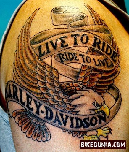 Live To Ride Tattoo