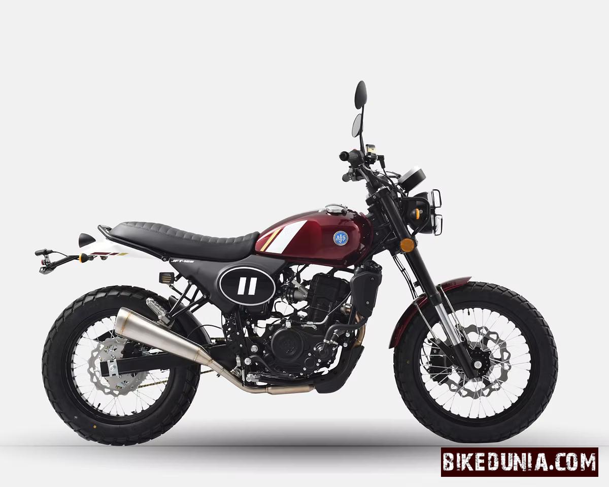 AJS JFT 125 Sundown Metallic Red