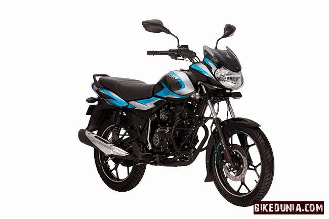 Bajaj Discover 110 Ebony Blk Blue Dkl