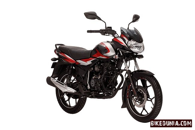 Bajaj Discover 110 Ebony Blk Red Dkl