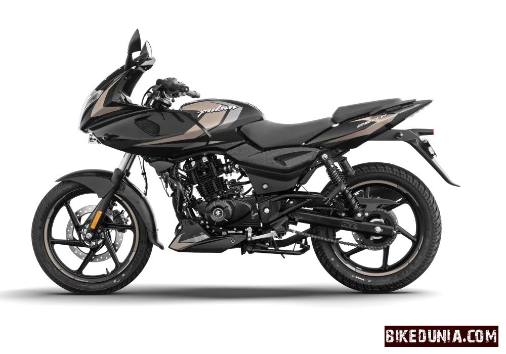Bajaj Pulsar 220F 2025 Black Copper Beige
