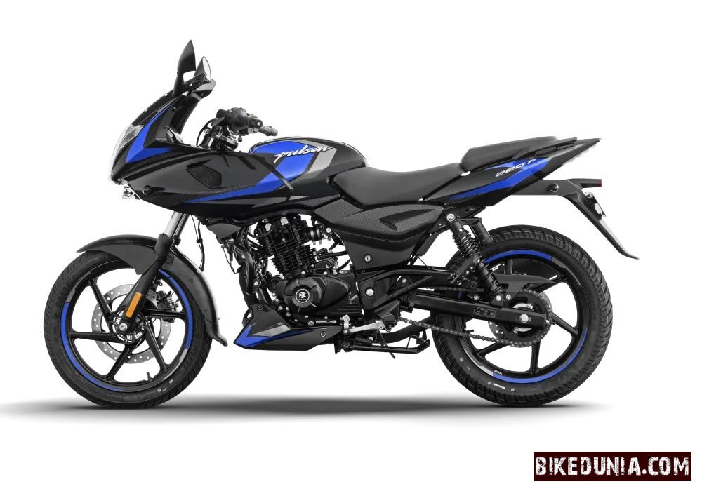 Bajaj Pulsar 220F 2025 Black Ink Blue