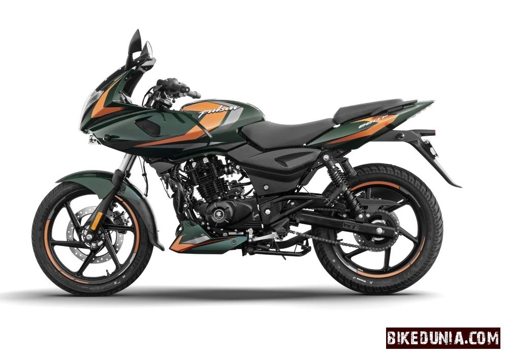 Bajaj Pulsar 220F 2025 Green Light Copper