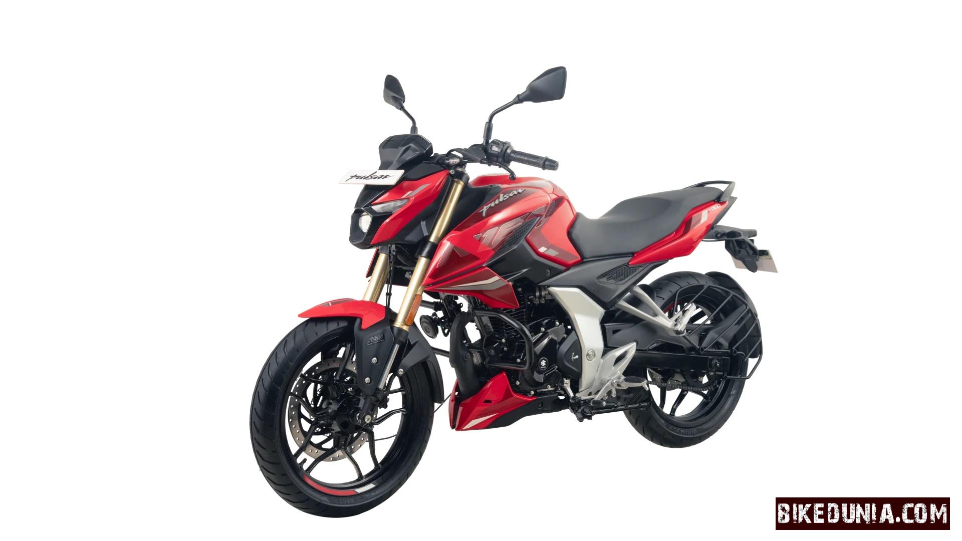 Bajaj Pulsar N160 Single Seat With USD Racing Red