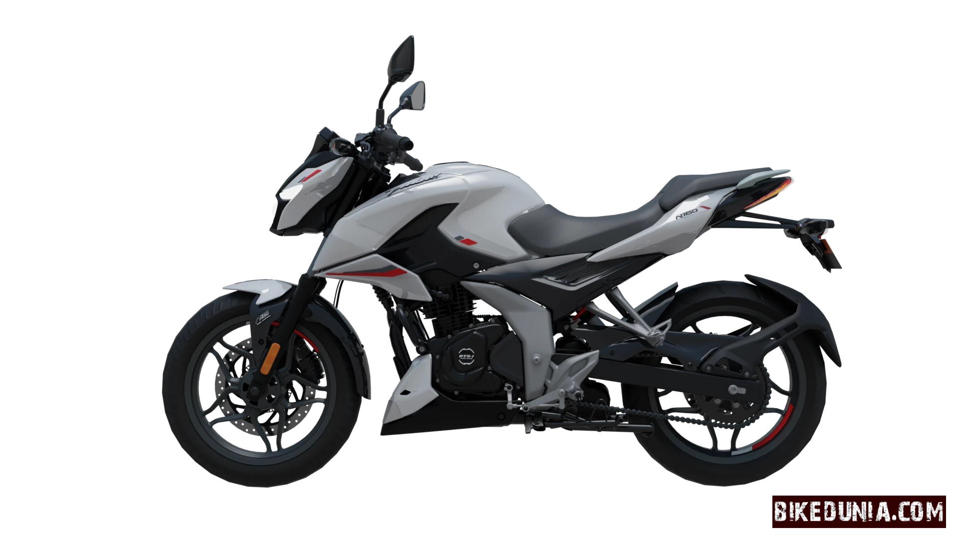 Bajaj Pulsar N160 Pearl Metallic White