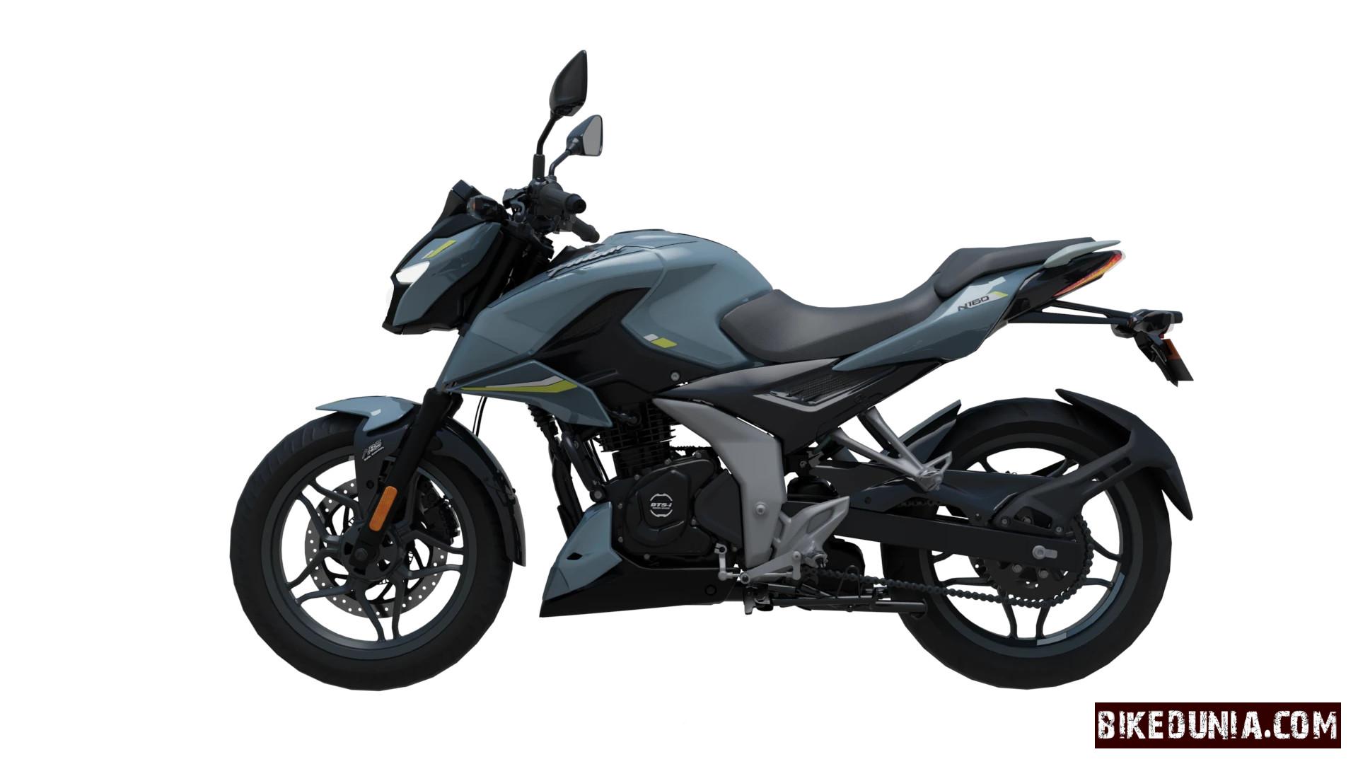 Bajaj Pulsar N160 Polar Sky Blue