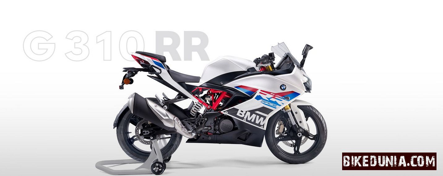 BMW G 310 RR Sport (Racing Blue Metallic and Racing Red UNI colors)