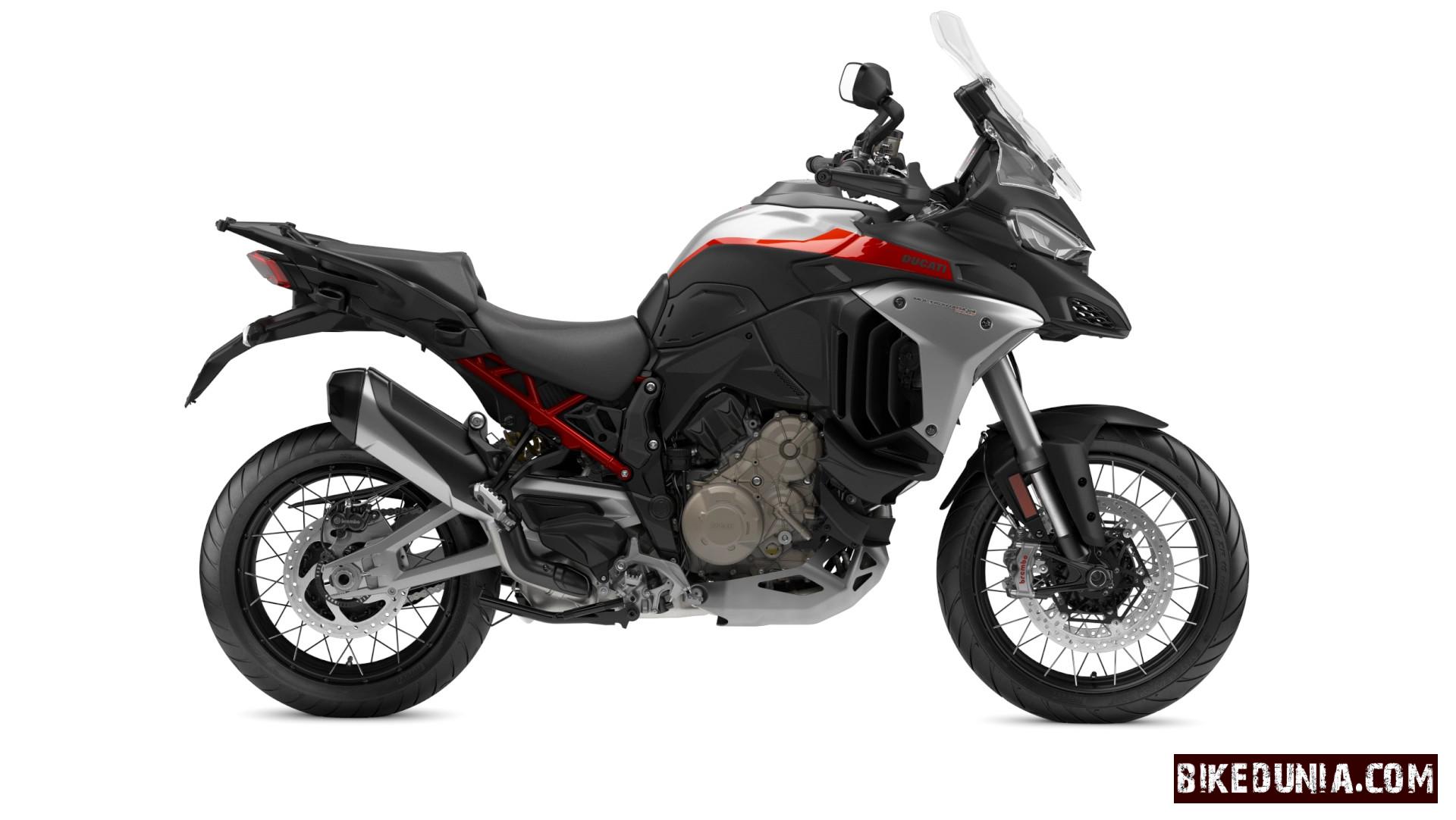 Ducati Multistrada V4 Rally Brushed Aluminium & Matt Black