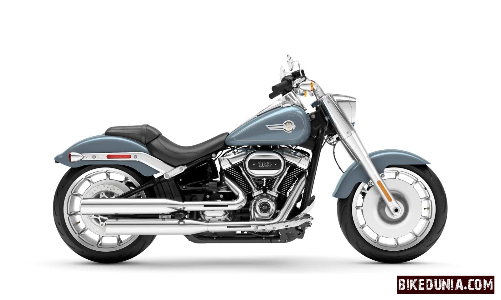 Harley Davidson Fat Boy 114 2024 Sharkskin Blue