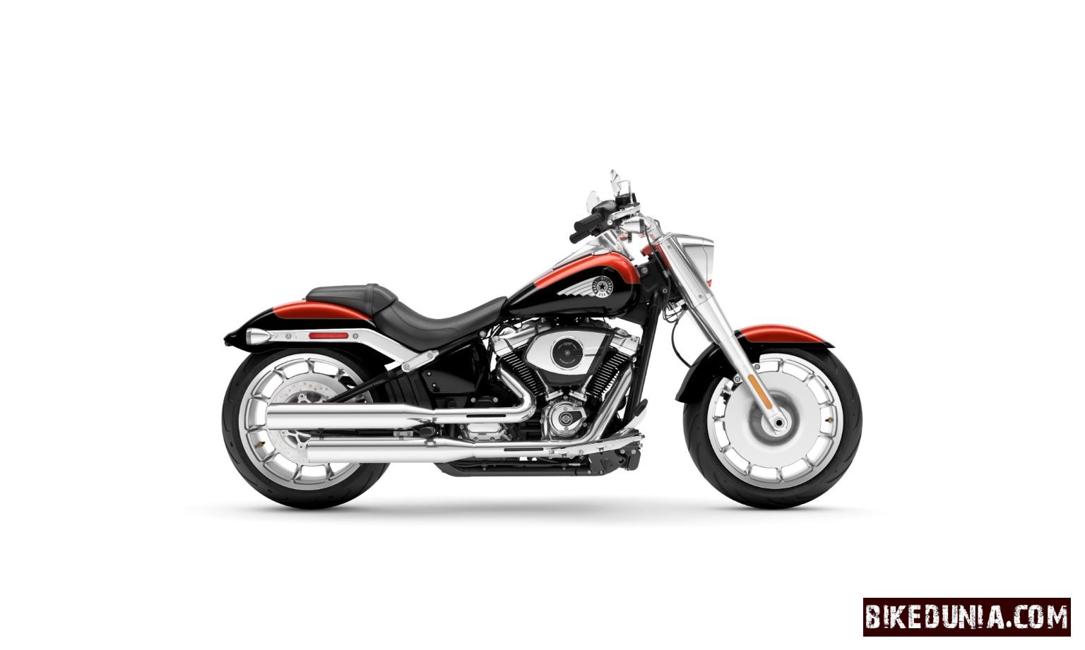 Harley Davidson Fat Boy 2025 Whiskey Fire/Vivid Black
