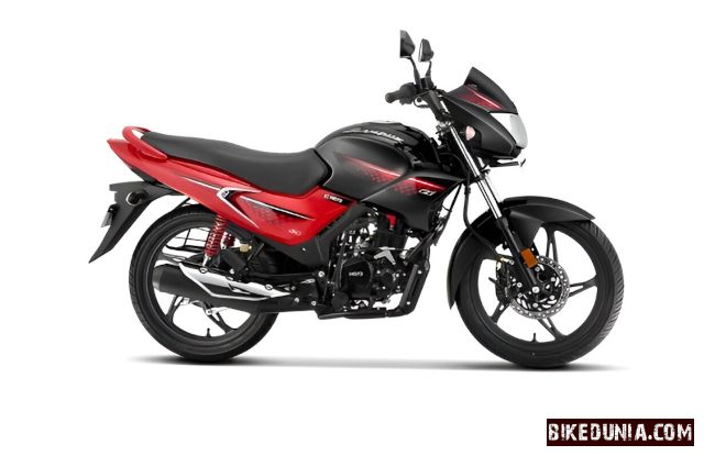 Hero Glamour 2025 Black-Sports Red