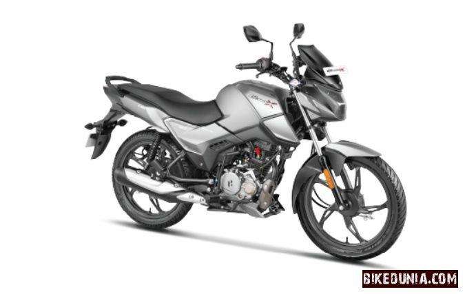 Hero Glamour X 125 Drum Matt Metallic Silver