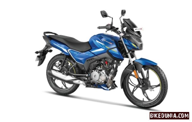 Hero Glamour X 125 Drum Metallic Nexus Blue