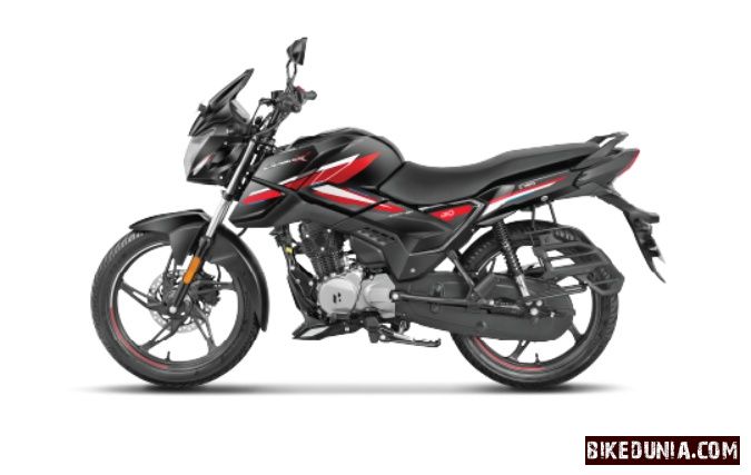 Hero Glamour X 125 Black Pearl Red