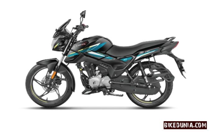 Hero Glamour X 125 Black Teal Blue