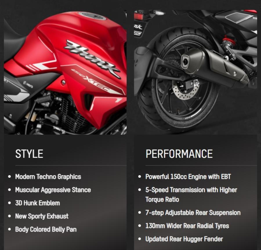 Hero Hunk 150 Xtec
