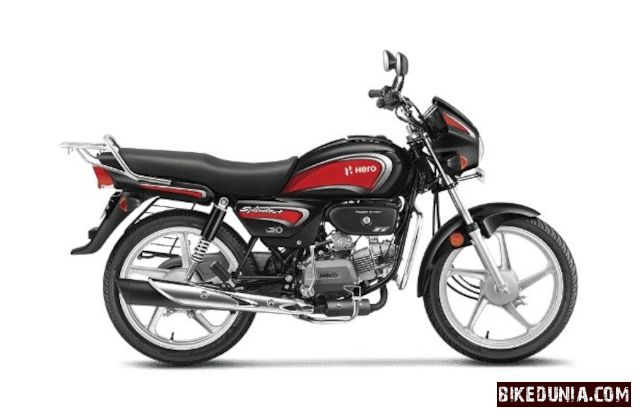 Hero Splendor Plus Drum 2025 Sports Red Black