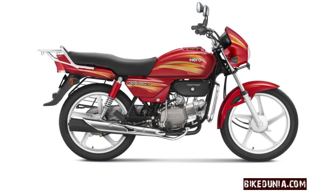 Hero Splendor Plus SE Candy Blazing Red