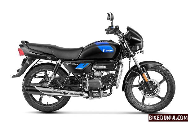 Hero Splendor Plus Xtec Black Sparking Blue