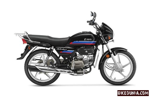 Hero Splendor Plus Black Red Purple
