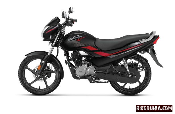 Hero Super Splendor Black - Sports Red