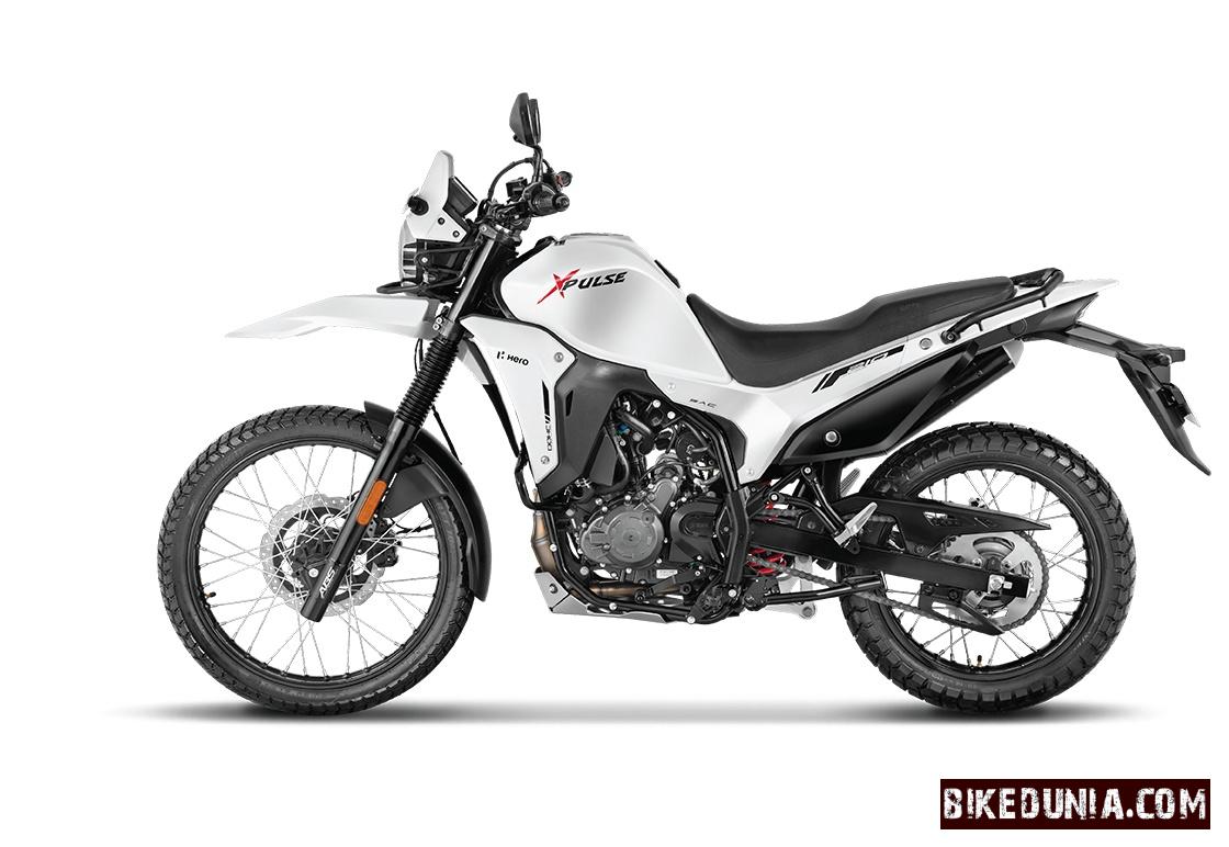 Hero Xpulse 210 Glacier White