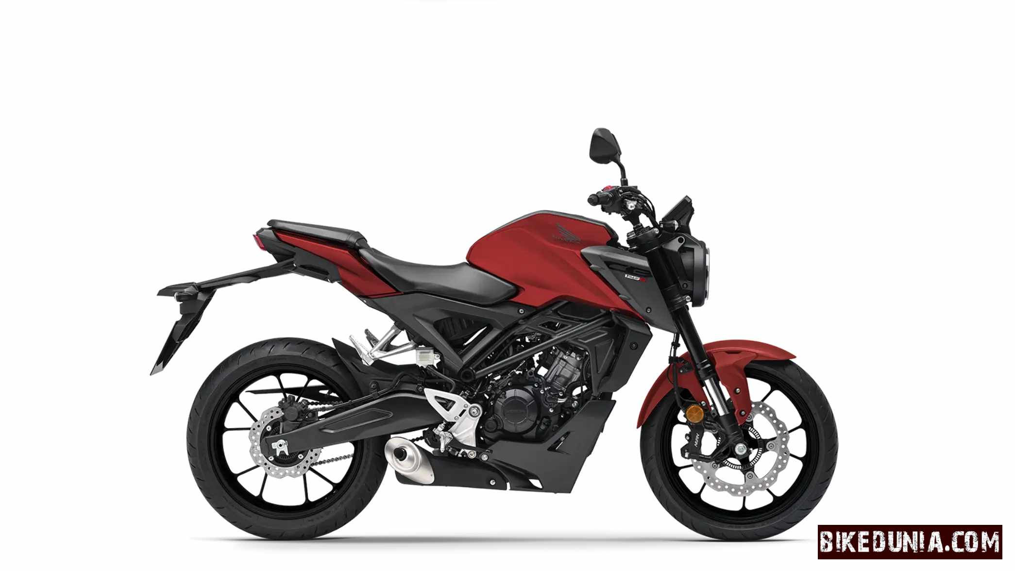 Honda CB125R 2026 Matte Pearl Diaspro Red