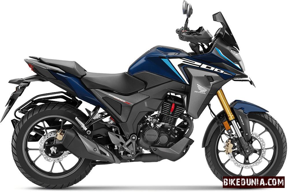 Honda CB200X Decent Blue Metallic