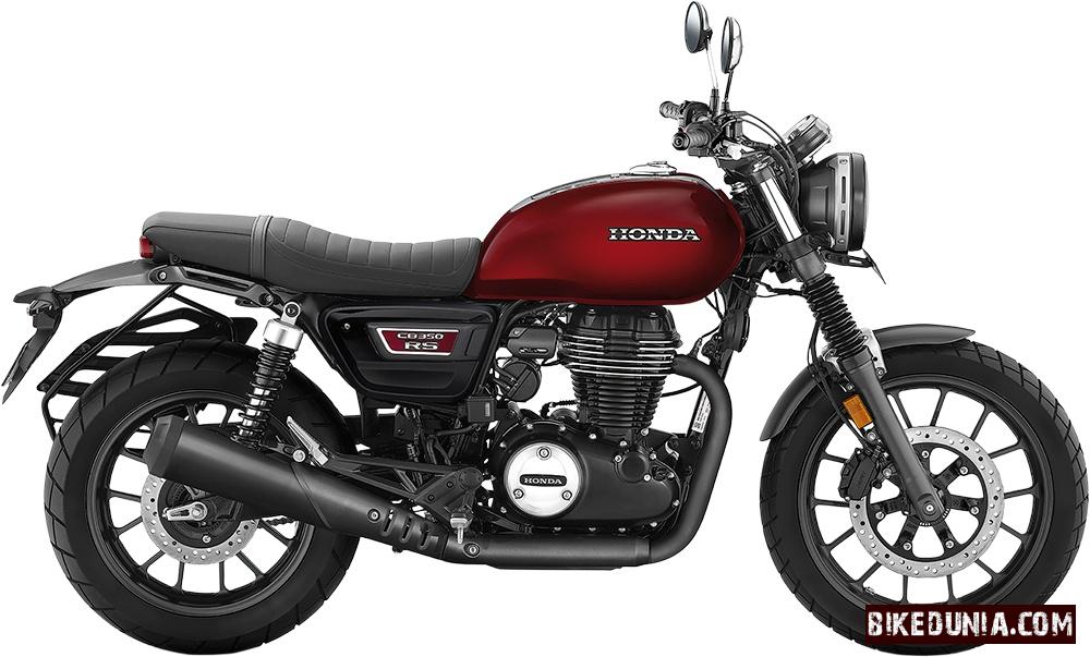 Honda CB350RS DLX Pro 2025 Rebel Red Metallic