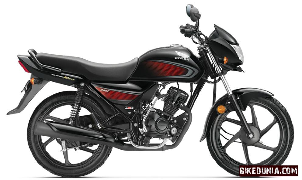 Honda Dream Neo Honda Dream Neo in Black with Red Stripes color