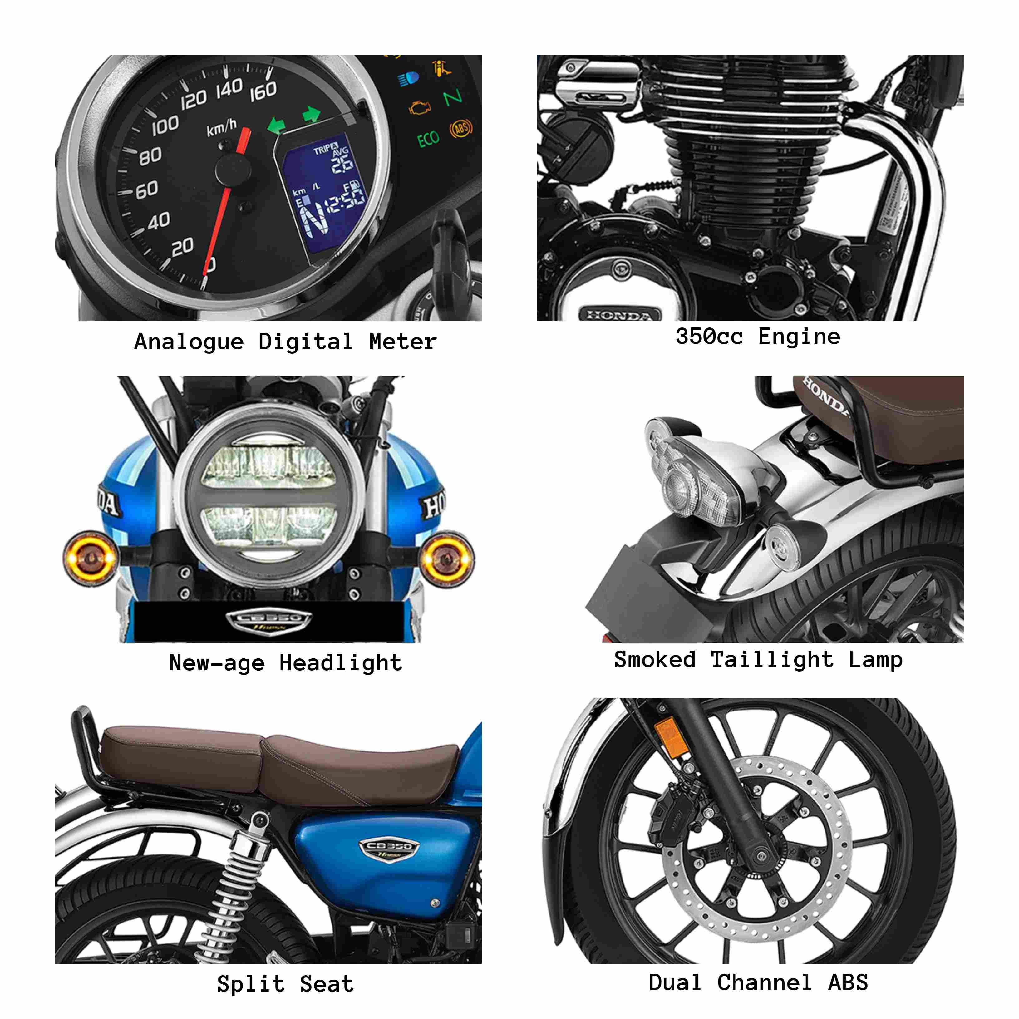 Honda Hness CB350 DLX Pro Chrome 2025