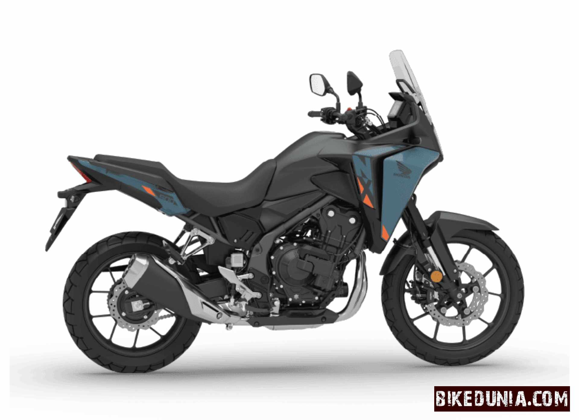 Honda NX 500 E-Clutch 2026 Mat Gunpowder Black Metallic