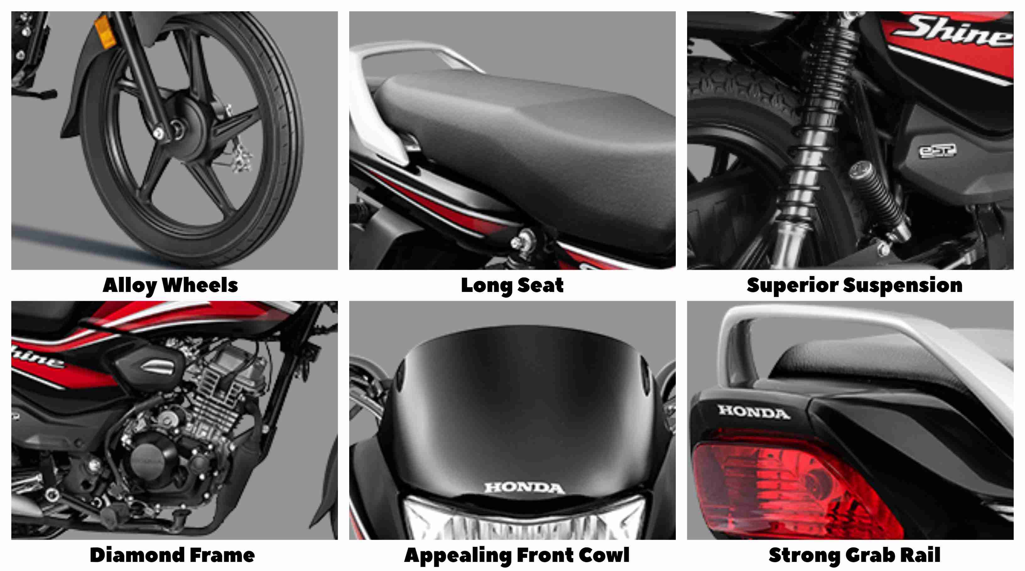 Honda Shine 100 Features