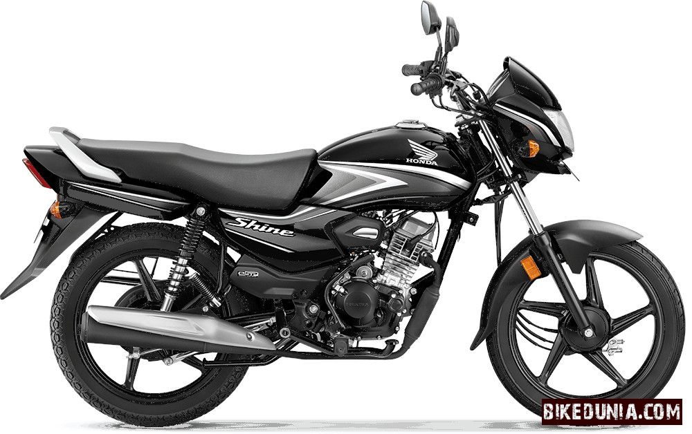 Honda Shine 100 Black With Grey