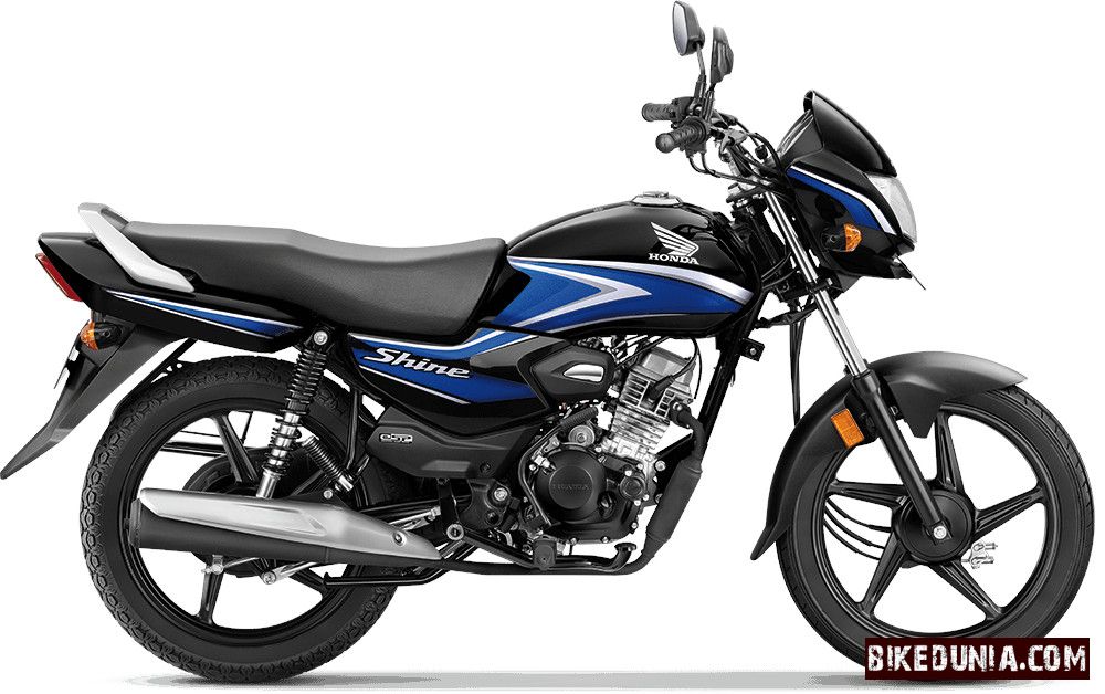 Honda Shine 100 Black With Blue