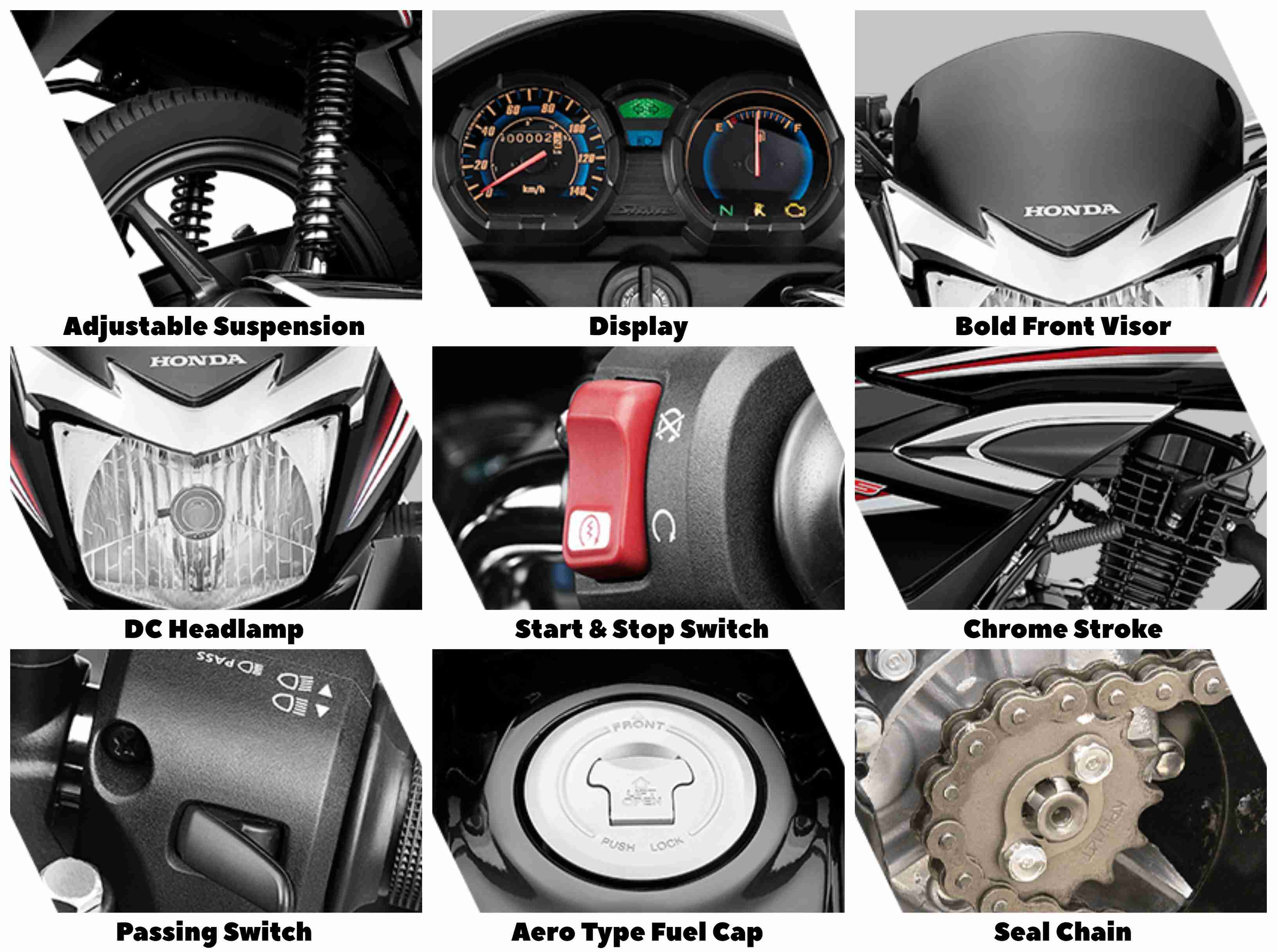 Honda Shine 125 Features