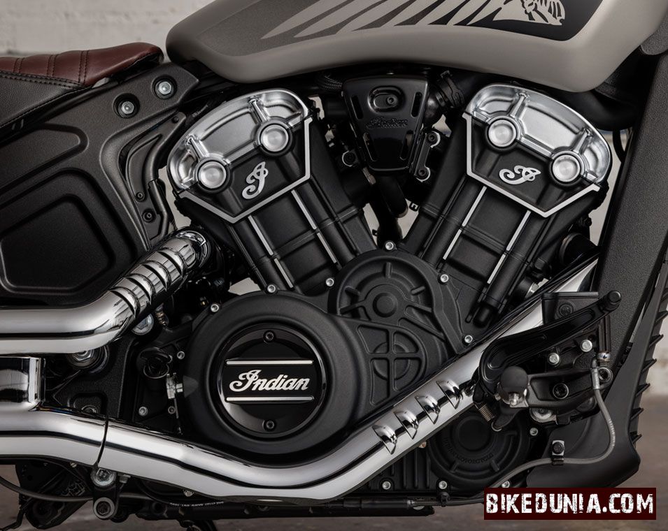 Indian Scout Bobber Twenty 1133.00 cc V-Twin Engine