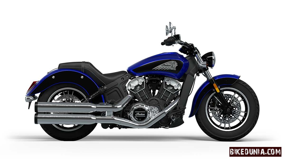 Indian Scout Spirit Blue Metallic / Black Metallic