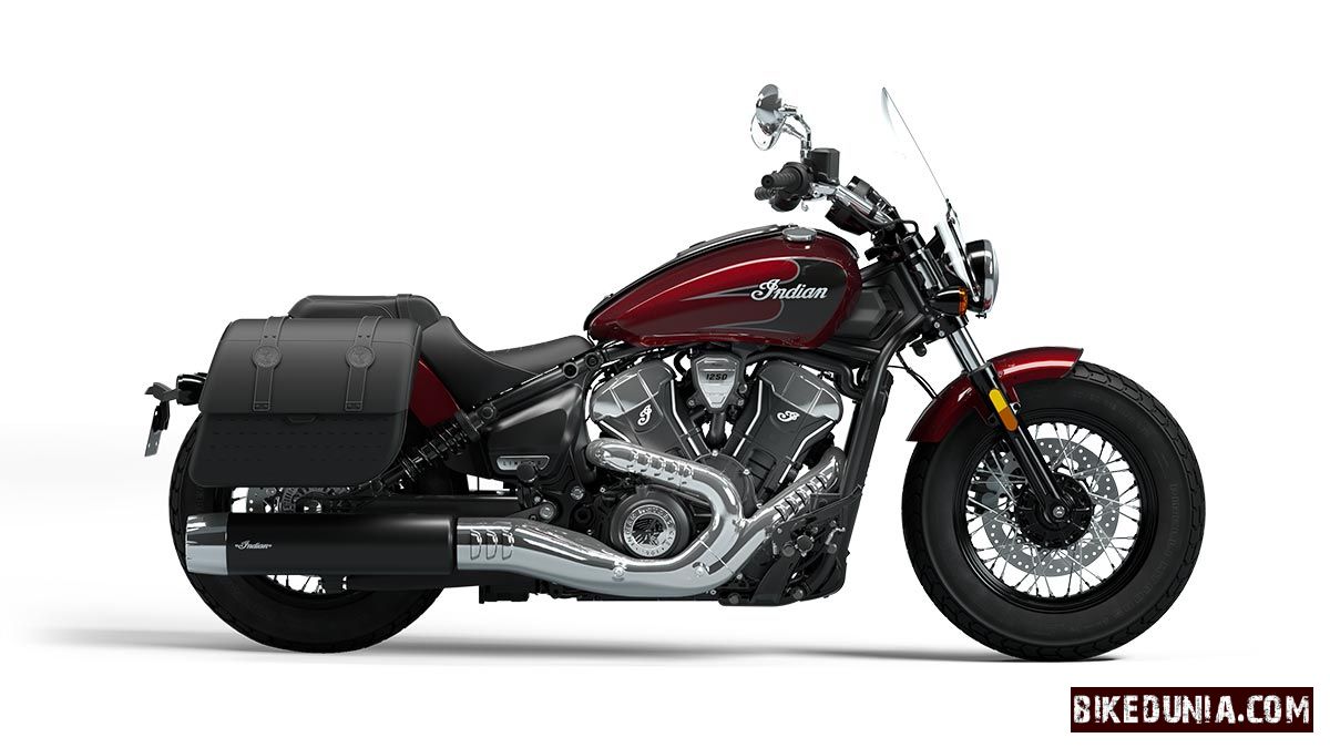 Indian Super Scout Maroon Metallic with Graphics