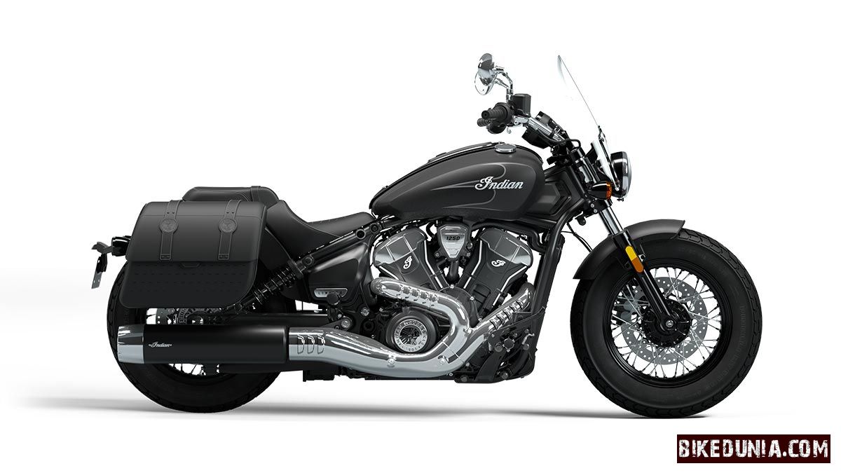 Indian Super Scout Black Smoke with Graphics