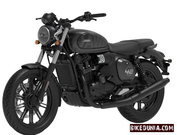 Jawa 42 FJ Deep Black Matte Black Clad