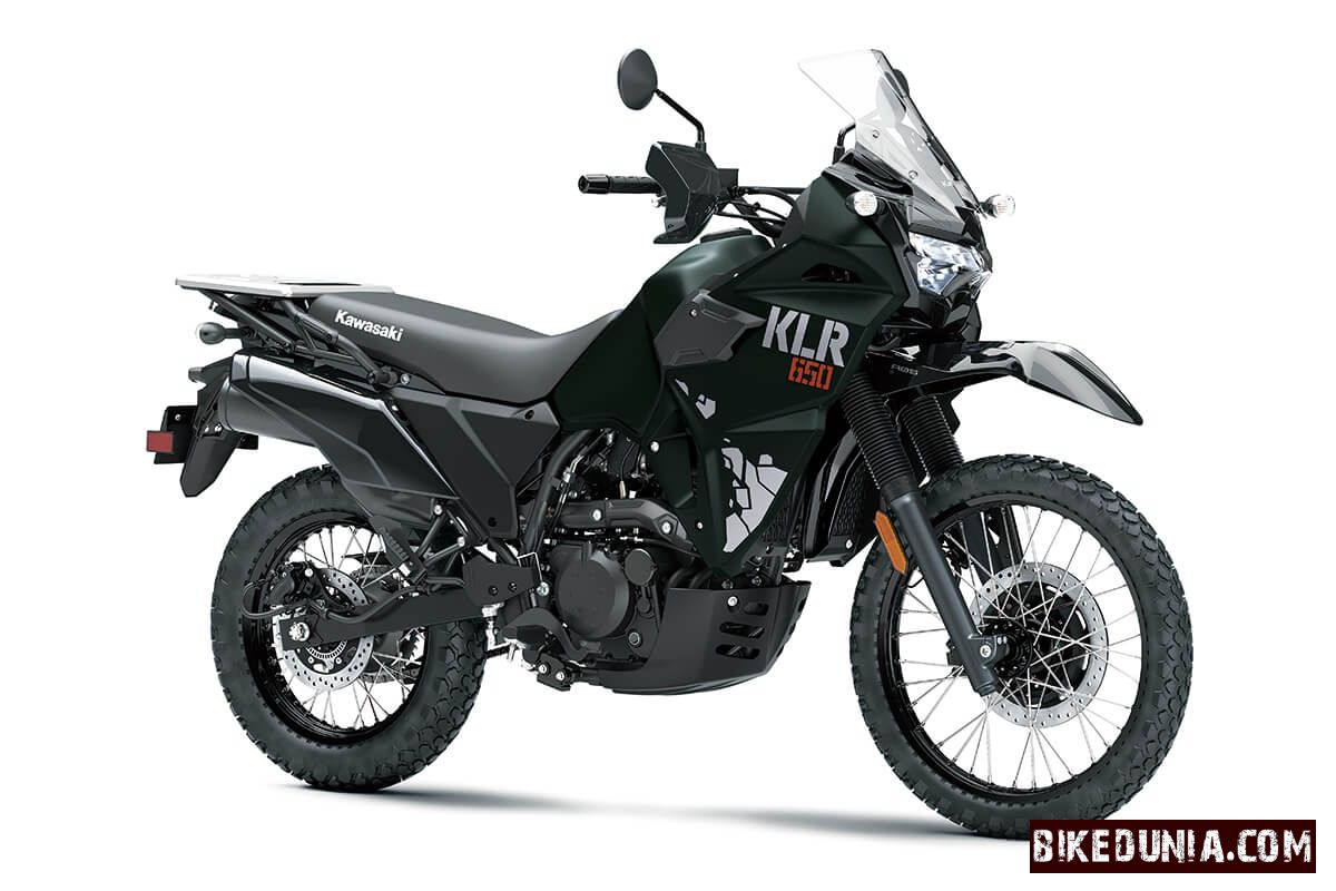 Kawasaki KLR 650 2025 Metallic Matte Old School Green