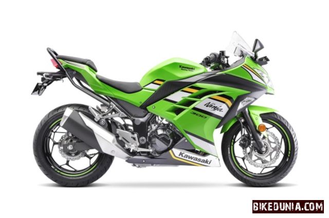 Kawasaki Ninja 300 2025 Lime Green