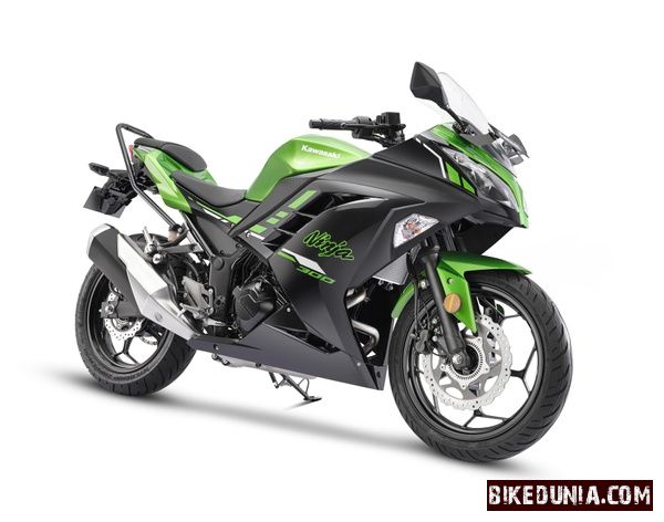 Kawasaki Ninja 300 2025 Candy Lime Green