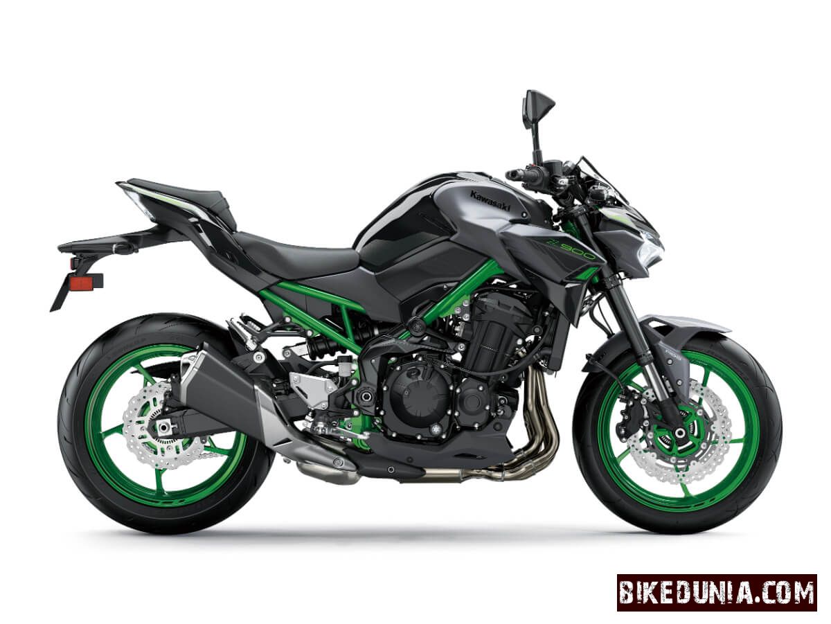 Kawasaki Z900 2024 Ebony / Metallic Matte Graphene Steel Gray