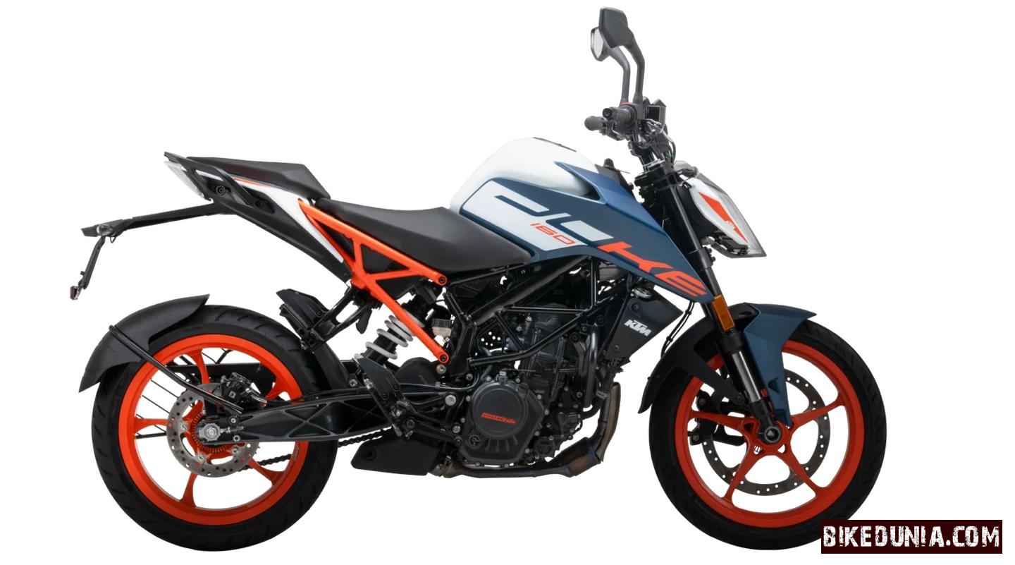 KTM 160 Duke TFT Atlantic Blue