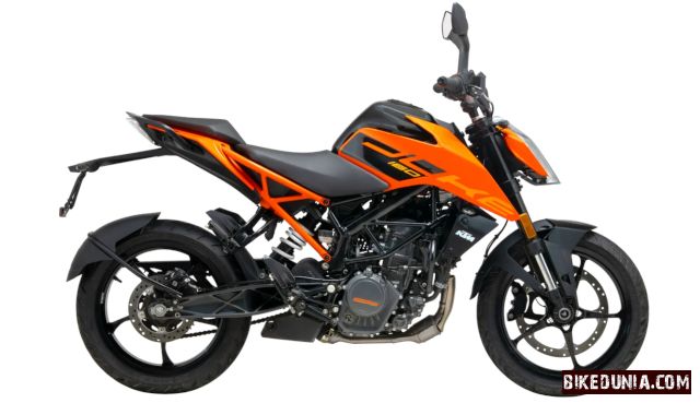 KTM 160 Duke TFT Electronic Orange