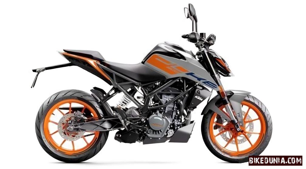 KTM 200 Duke 2024 Dark Silver Metallic