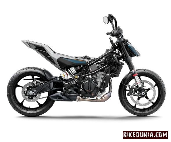 KTM 390 Duke Split-Trellis frame with aluminum casted sub-frame