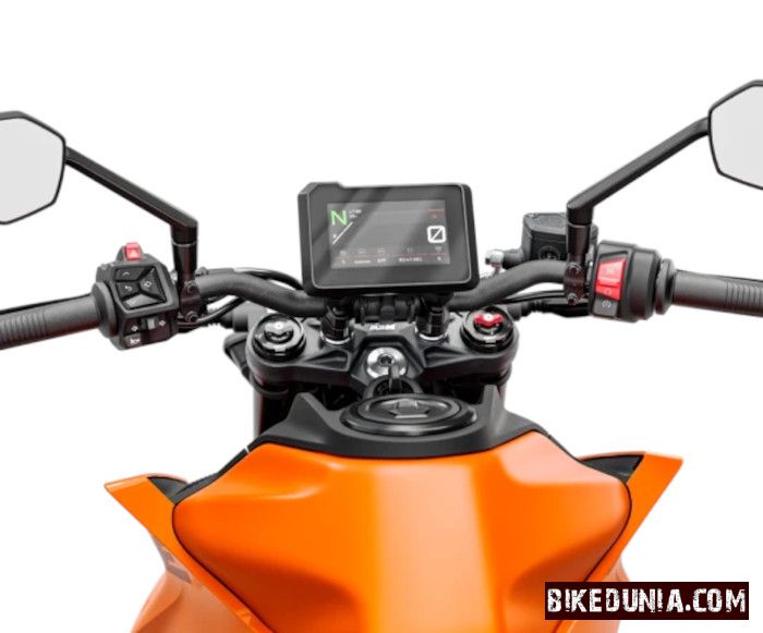 KTM 390 Duke 5 TFT dash display